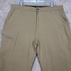 Gerry Men's Olive Green Cargo Pants 38x32 Lined Outdoor Utility Workwear EUC